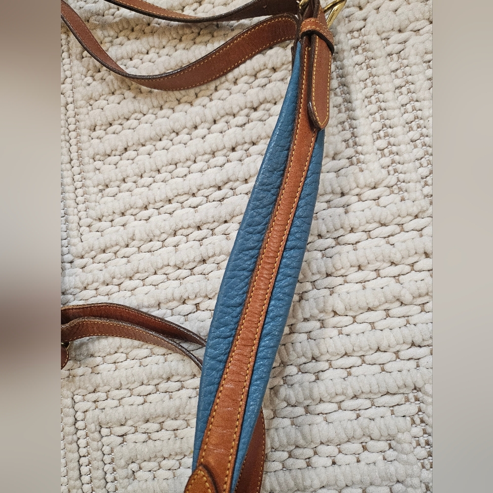 Vintage Dooney & Bourke Large Horshoe Blue - Picture 7 of 15